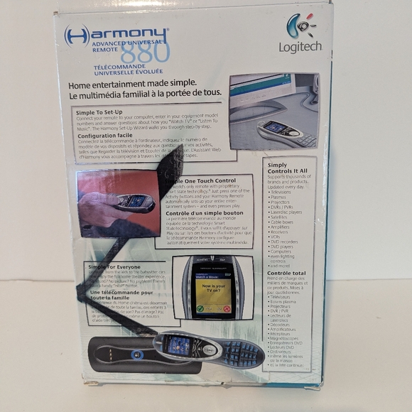 Logitech Harmony 880 Advanced Universal Remote New in Box - Picture 7 of 14